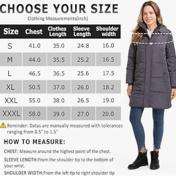 DULCET Winter Coat/Puffer Jacket - Picture 5 of 6